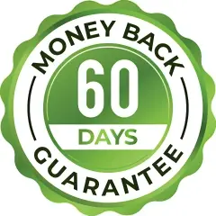 Tinnoril 60-day money-back guarantee badge